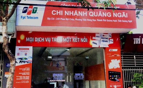 Văn phòng giao dịch FPT Quảng Ngãi phục vụ tất cả các ngày trong tuần Văn phòng giao dịch FPT Quảng Ngãi phục vụ tất cả các ngày trong tuần