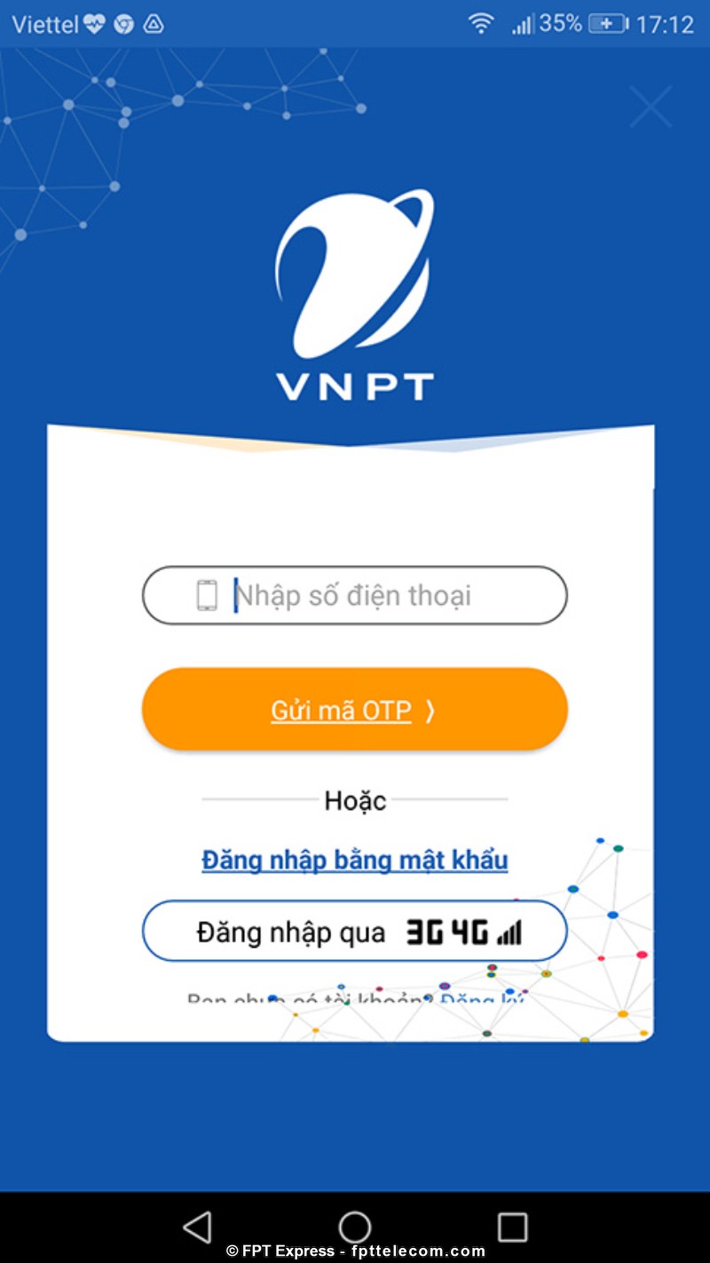 Hướng dẫn thay đổi mật khẩu đăng nhập wifi bên trên điện thoại cảm ứng thông minh qua loa ứng dụng MyVNPT
