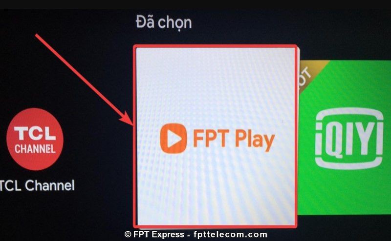 Mở ứng dụng FPT Play trên Tivi