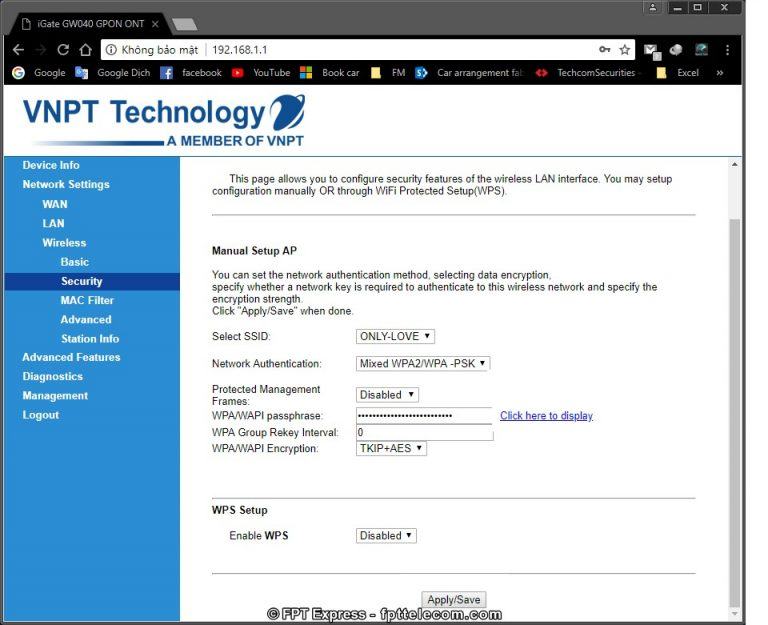 192.168.1.1 - Cách đăng nhập - User & pass mặc định