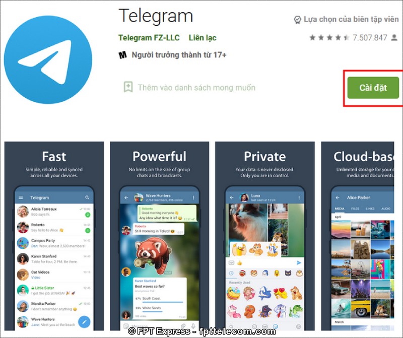 Cách tải và cài đặt Telegram trên Android