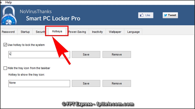 Cách thiết lập khóa screen PC tự Smart PC Locker Pro