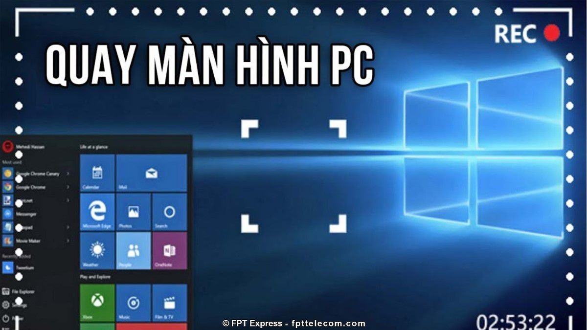 Có thể quay màn hình laptop có âm thanh được không?