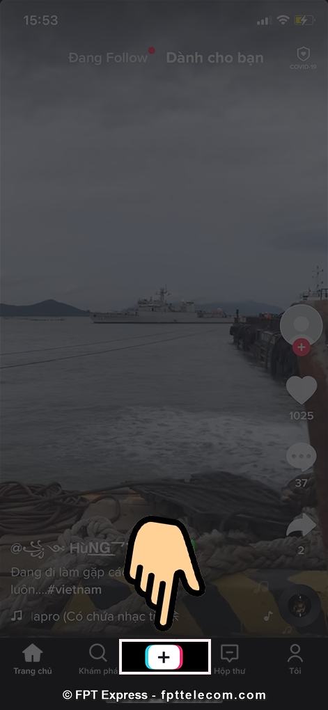 Cách live trên Tiktok