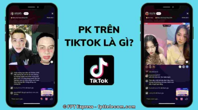 PK Tiktok là gì? là tính năng cho phép TikToker thách đấu cùng với người đang livestream