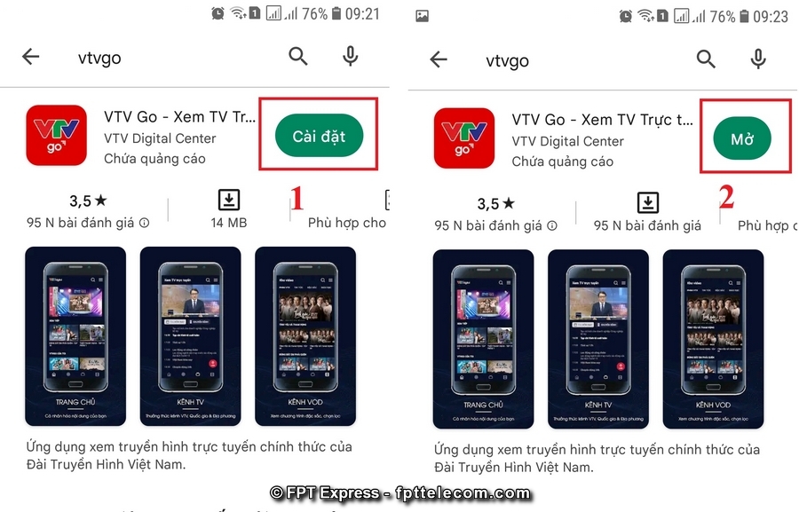 Xem World Cup 2022 miễn phí trên ứng dụng VTV Go