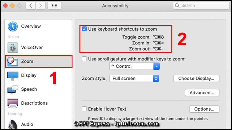 Hướng dẫn cách phóng to, thu nhỏ màn hình máy tính Windows và MAC đơn giản 7
