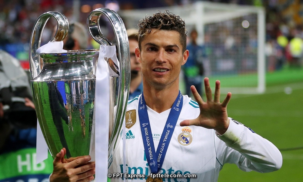 Cristiano Ronaldo nắm giữ kỷ lục ghi bàn nhiều nhất lịch sử Champions League