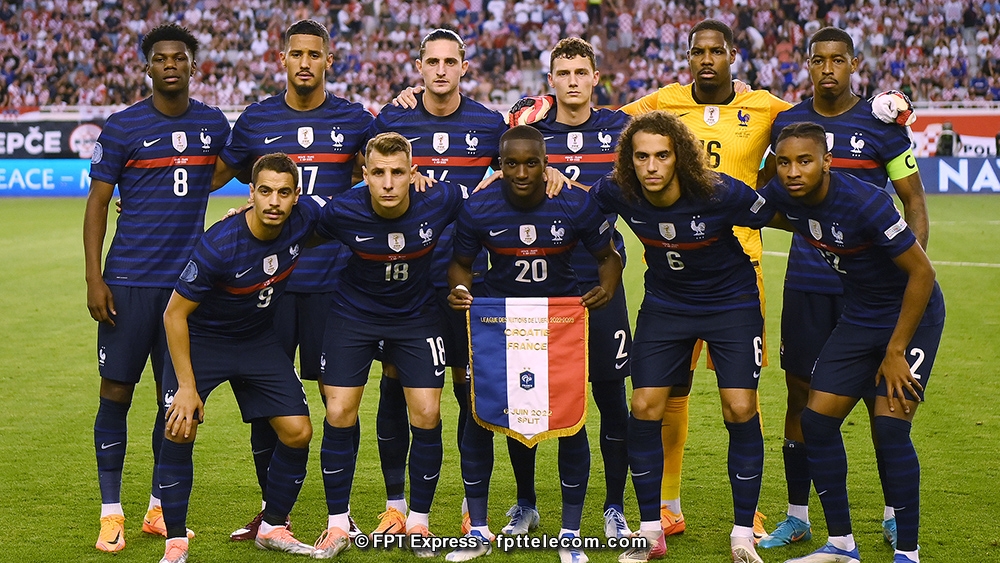 Pháp hiện đang là ĐTQG đứng ở vị trí số 1 BXH Châu âu FIFA