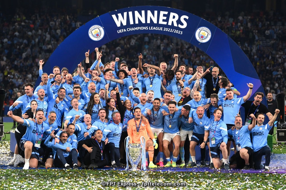 Mùa giải UEFA Champions League 2022/23, Man City đã xuất sắc vượt qua nhiều đối thủ mạnh để giành lấy vị trí vô địch