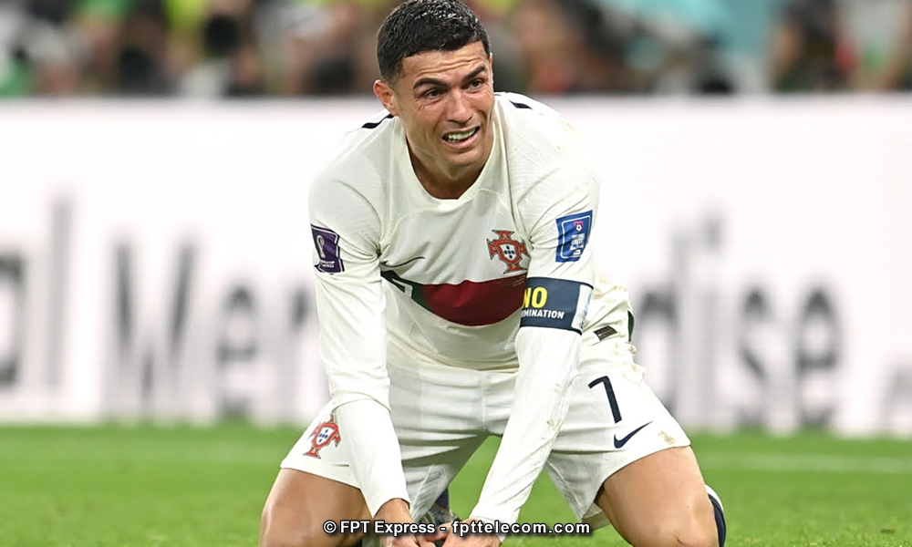 World Cup là một nốt trầm trong sự nghiệp sân cỏ của Ronaldo, Qatar 2022 anh đã bật khóc trên sân cỏ khi Bồ Đào Nha bị loại