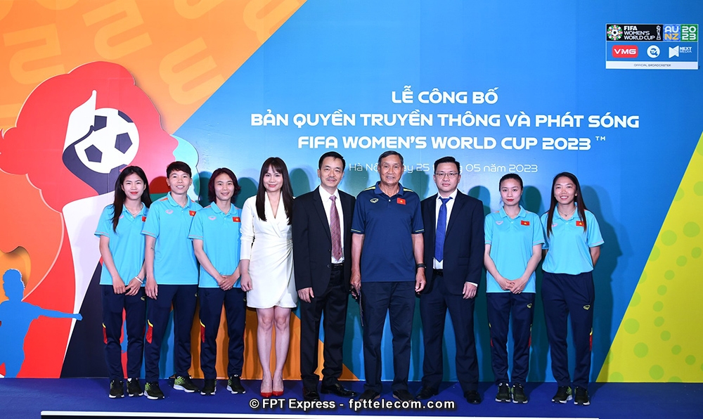 VMG Media là đơn vị sở hữu bản quyền FIFA Women's World Cup 2023, trong ảnh là Lễ công bố do đơn vị tổ chức