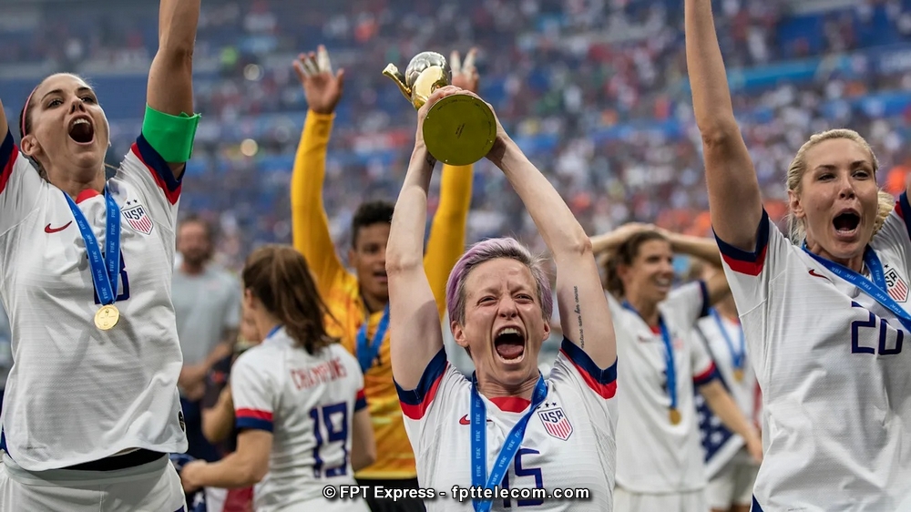 Chiếc cúp vô địch bóng đá nữ thế giới 2019 thuộc về Mỹ