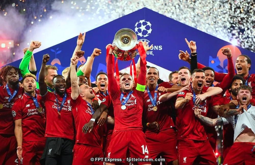 Liverpool có tổng cộng 6 lần nâng cúp vô địch C1, lần gần nhất vào năm 2019