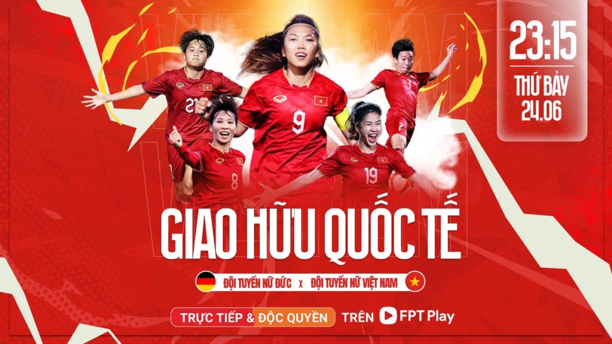 Link xem trực tiếp Nữ Việt Nam vs Nữ Đức hôm nay (23h15 24/06/2023)