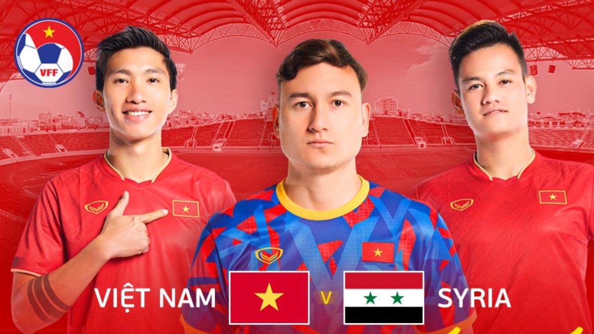 Link xem trực tiếp Việt Nam vs Syria hôm nay (19h30 ngày 20/6/2023)