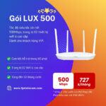 Miễn phí lắp đặt khi đăng ký gói Lux 500