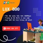 Gói Lux 800 được trang bị 02 thiết bị wifi 6